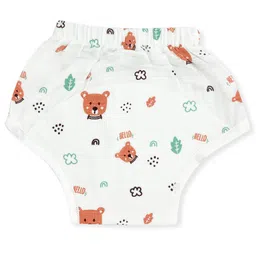Zizuka Muslin Baby Padded Underwear Potty Training Pant- Multicolor - Pack of 3 , 12Kg -Size Large image 4