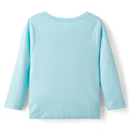 Babyoye Disney Interlock Knit Full Sleeves Front Open Jhablas with Minnie Mouse & Friends Graphic Pack of 3 - White Light Blue & Light Green image 5