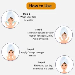 Lilium Set Of 2 Orange Flavor Massage Cream 500ml image 4