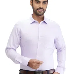 Park Avenue Violet Slim Fit Texture Shirt-picture-24