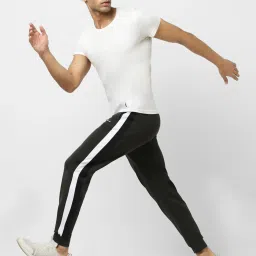 Van Heusen Flex Green Slim Fit Striped Joggers image 5