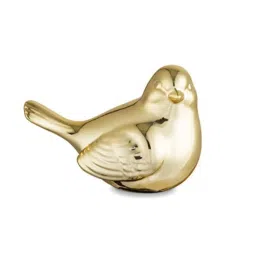 Chumbak Bird Golden Porcelain Decorative Figurine - Set of 1 image 2