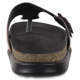 Mochi Women's Tan T-Strap Sandals image 5