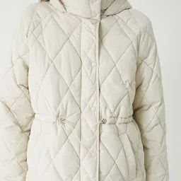 Koton Women Solid Hooded Puffer Jacket image 2