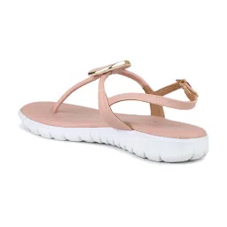 Design Crew Women's Pink Back Strap Sandals image 5