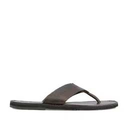 Ruosh Men's Pisa Brown Thong Sandals-image-2
