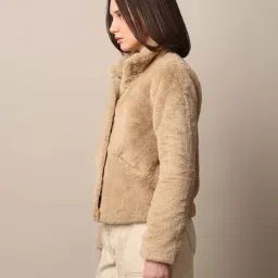 Only Beige Regular Fit Jacket image 3