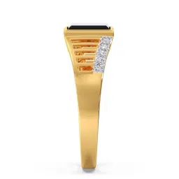 Candere by Kalyan Jewellers 18k Yellow Gold & Diamond Ring for Men image 5