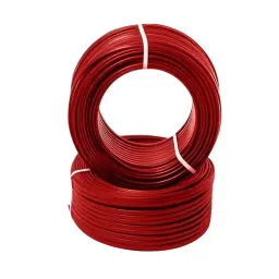 Tickson Flame Retardant House Wire 6 sq mm 1 Core Red (Roll of 90 m) image 3