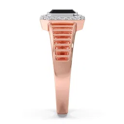Candere by Kalyan Jewellers 18k Rose Gold & Diamond Ring for Men image 5