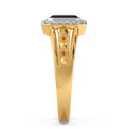 Candere by Kalyan Jewellers 18k Yellow Gold & Diamond Ring for Men image 5