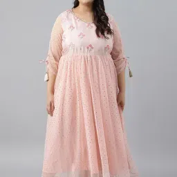 Aurelia Pink Printed Anarkali Kurta-picture-11
