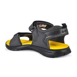 Campus Kids Grey & Mustard Floater Sandals image 5