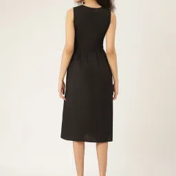 BRINNS Black Midi Skater Dress image 2