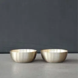 Indian Bartan Bronze Kansa Bowl Set image 2