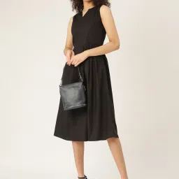BRINNS Black Midi Skater Dress image 4