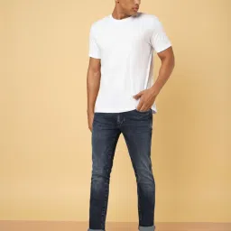 Wrangler Mid Navy Slim Fit Jeans image 5