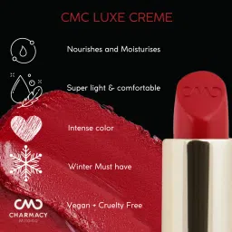 CHARMACY Milano Luxe Creme Lipstick Rich Rose Wood 14 - 3.8 gm image 5