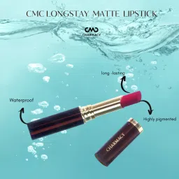 CHARMACY Milano Longstay Matte Lipstick 69 Tangy Scarlet - 2.8 gm image 5