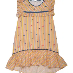 Elle Kids Multicolor Cotton Printed Dress image 1