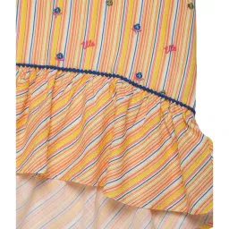 Elle Kids Multicolor Cotton Printed Dress image 4