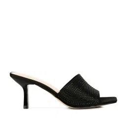 London Rag Women's Black Casual Stilettos image 1