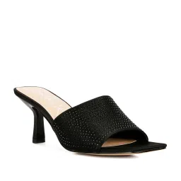 London Rag Women's Black Casual Stilettos image 2