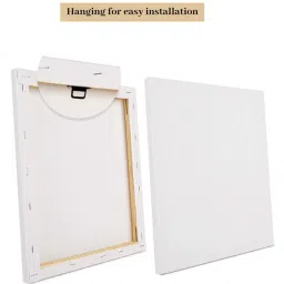 Art Street Green & Red Botanical Gingko Leaf Stretched Wall Art - Set of 3 image 5