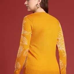 all about you Floral Self Design Pullover image 4