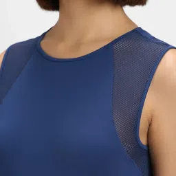 Forever 21 Blue Regular Fit Sports Tank Top image 5