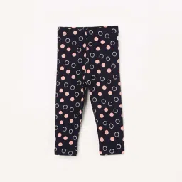 Juniors by Lifestyle Kids Navy Cotton Printed Leggings-image-70