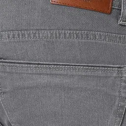 Peter England Jeans Grey Cotton Skinny Fit Jeans image 5