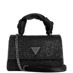 Guess Black Embellished Handbag-image-50