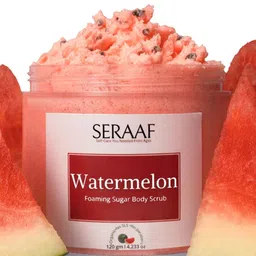 SERAAF Watermelon Foaming Sugar Body Scrub Instant Dead Skin & Tan Removal - 120 g-picture-21