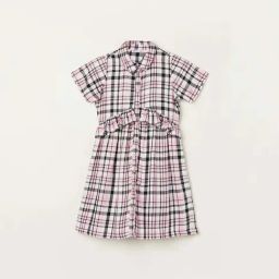 Fame Forever by Lifestyle Kids Multicolor Chequered Dress-picture-18