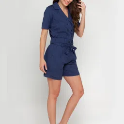 Zink London Navy Shorts image 4