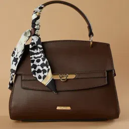 Code by Lifestyle Brown Solid Handbag-picture-38