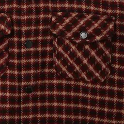 Blue Giraffe Boys Multi Cotton Checked Shacket image 5