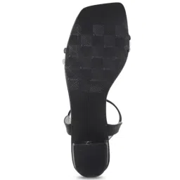 Metro Women's Black Ankle Strap Sandals image 4