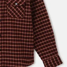 Blue Giraffe Boys Multi Cotton Checked Shacket image 4