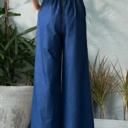 canoopi Dark Denim Deep Indigo Denim Pants image 5