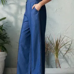 canoopi Dark Denim Deep Indigo Denim Pants image 4