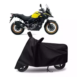 Auto Pearl Bike Cover for Suzuki V Strom 650 (Black)-picture-18