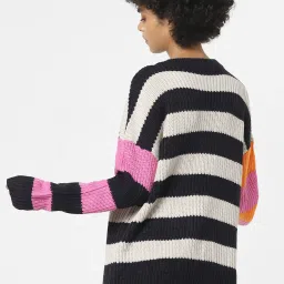 Only Black & White Striped Pullover image 2