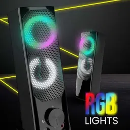 Zebronics Zeb-Wonderbar 10 2.0 Channel 10W Computer Speaker with RGB Lights (Black) image 5