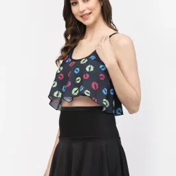 Cukoo Black Printed Swimwear image 3