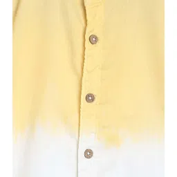 Tales & Stories Boys Yellow Cotton Printed Shirt image 3