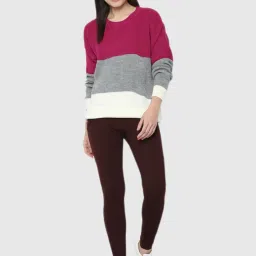 Allen Solly Multi Striped Sweater image 4