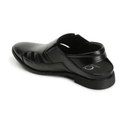 Carlton London Men's Black Sling Back Sandals image 5