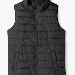 GAP Girls Black Quilted Jacket-image-13